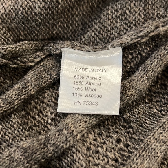 Firenze Italian alpaca wool blend Cardigan - Picture 5 of 7